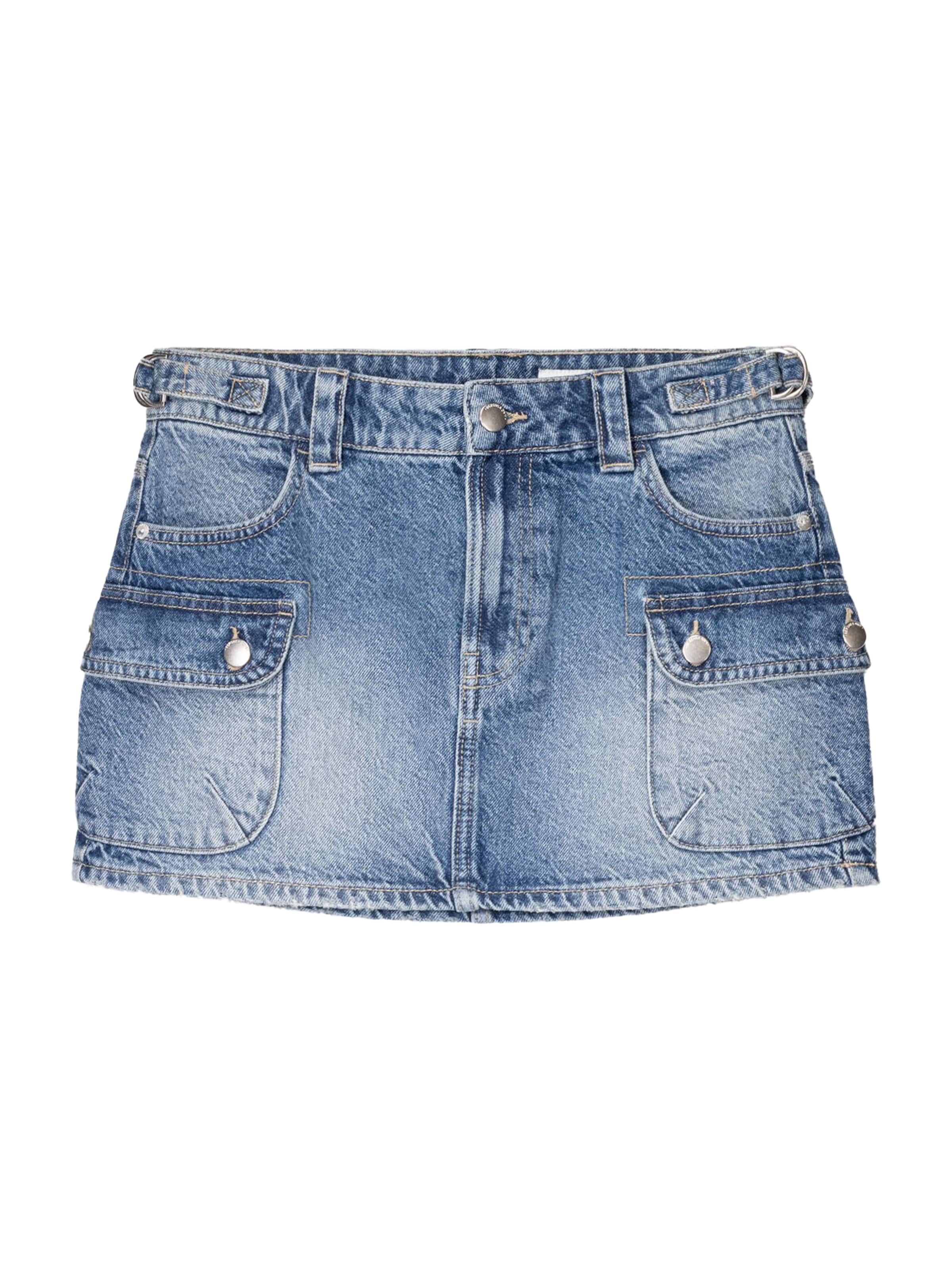 Bershka Skirt in Blue denim, Item view