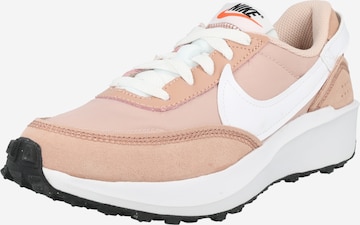 Nike Sportswear Platform trainers 'WAFFLE DEBUT' in Pink: front