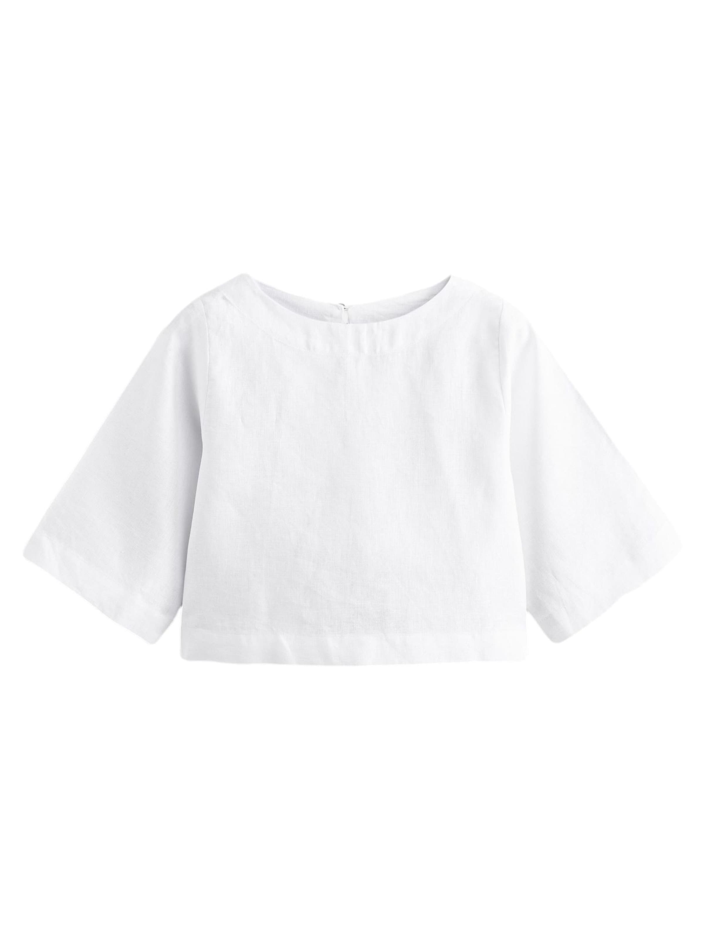 balts Next T-Krekls: no priekšpuses