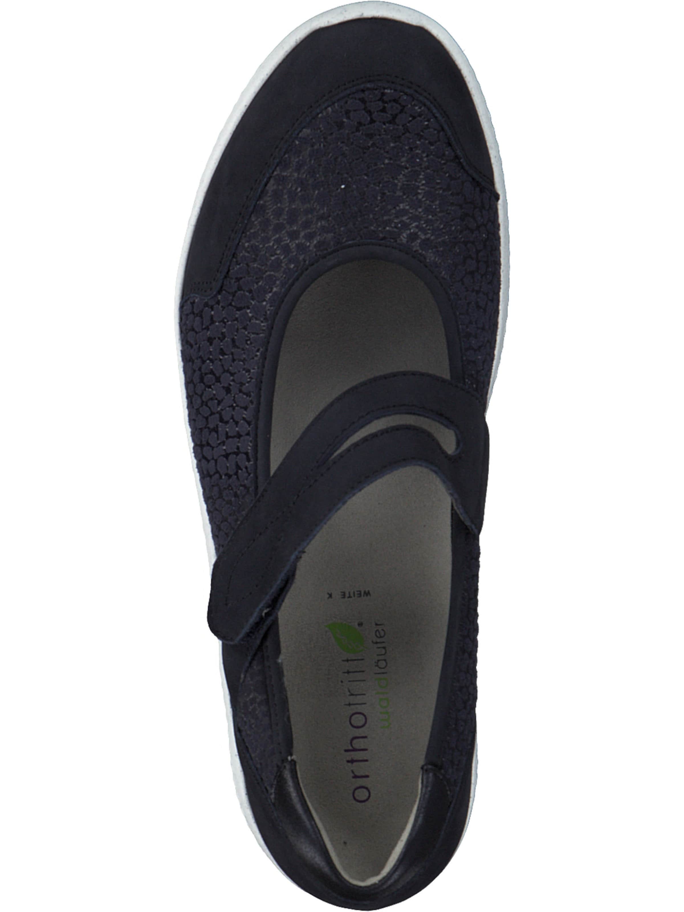 WALDLÄUFER Ballerina met riempjes in Blauw