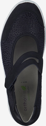 WALDLÄUFER Ballet Flats with Strap 'Ira 634K31' in Blue