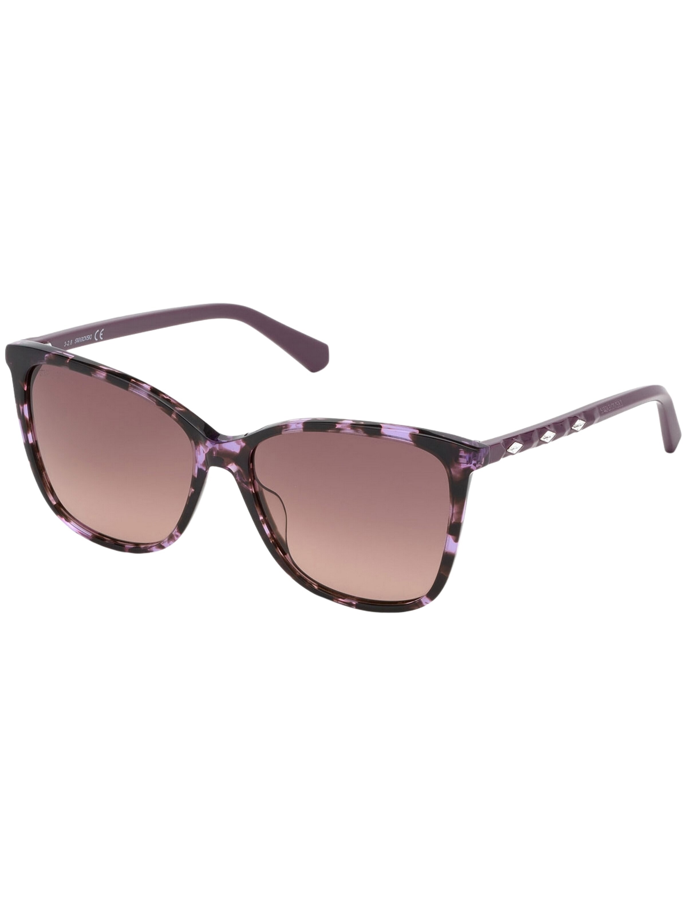 Swarovski Okulary przeciwsłoneczne w kolorze fioletowy: przód