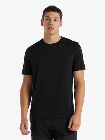 ICEBREAKER - Camiseta funcional en negro: frente