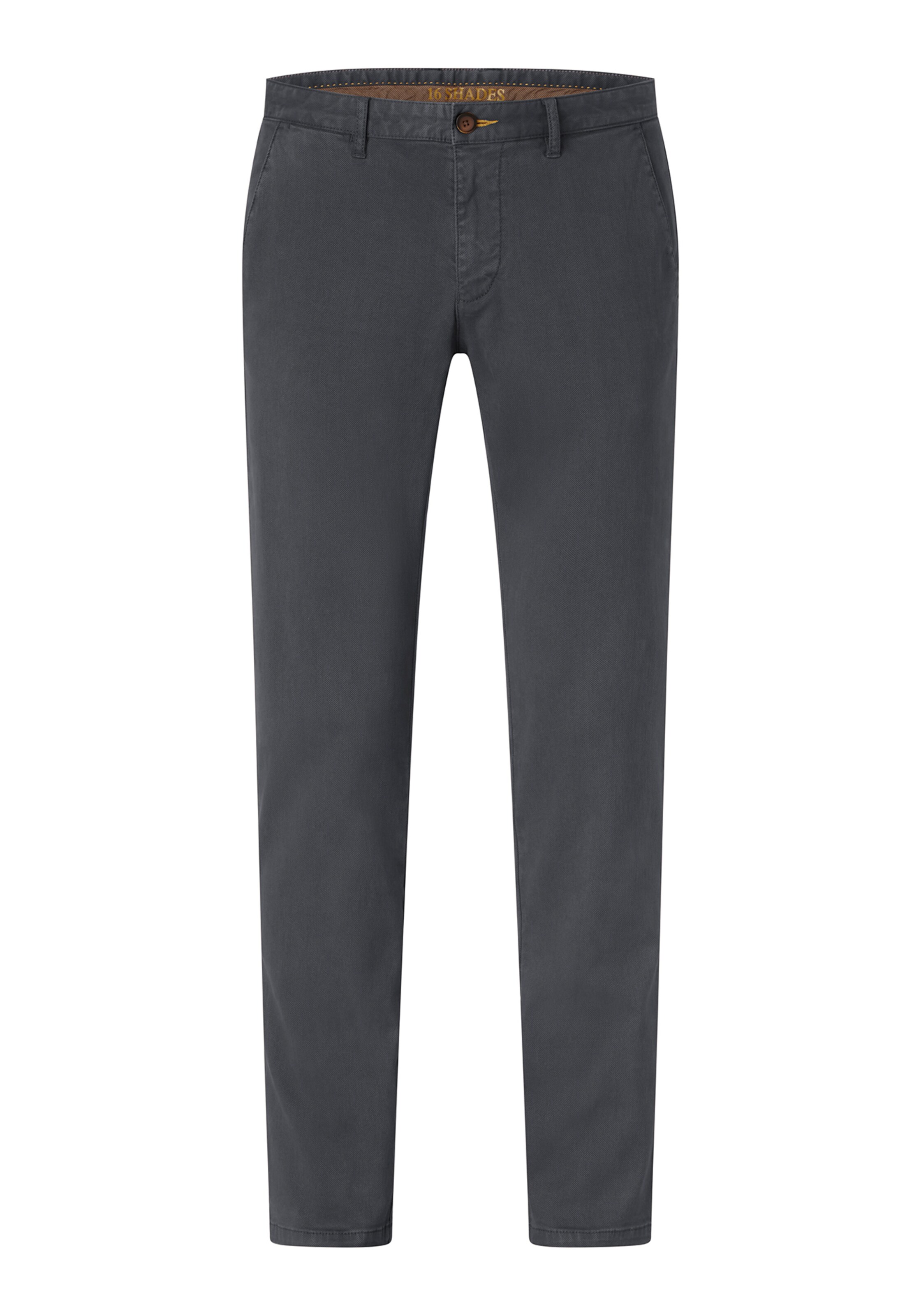 REDPOINT Slimfit Chinohose in Grau: Vorderseite