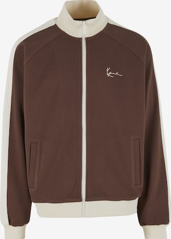 Karl Kani Sweat jacket in Brown: front
