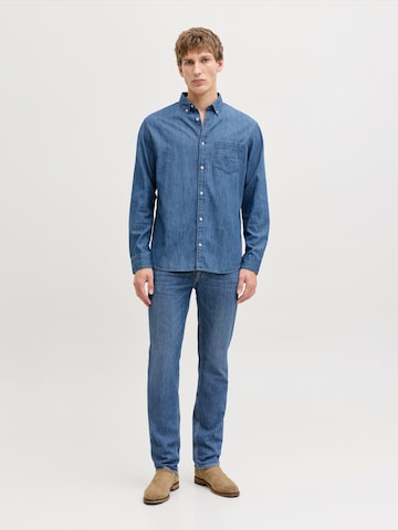 JACK & JONES Slimfit Jeans 'JJIClark  JJOriginal' i blå