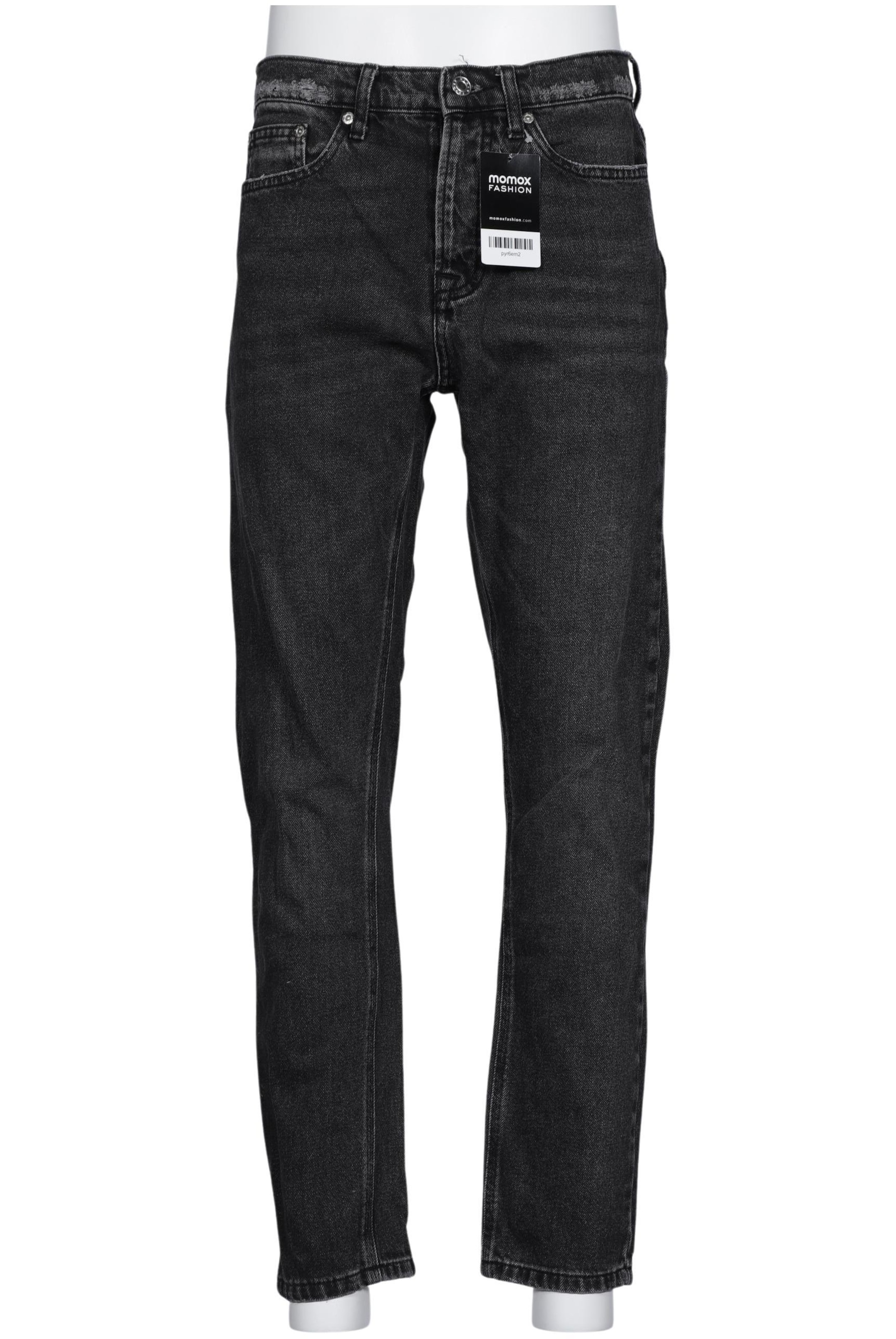 TOPMAN Jeans in 30 in Black: front