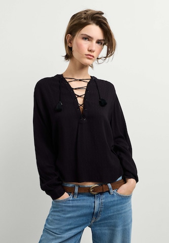 Pepe Jeans Bluse 'Julianna' in Schwarz: Vorderseite