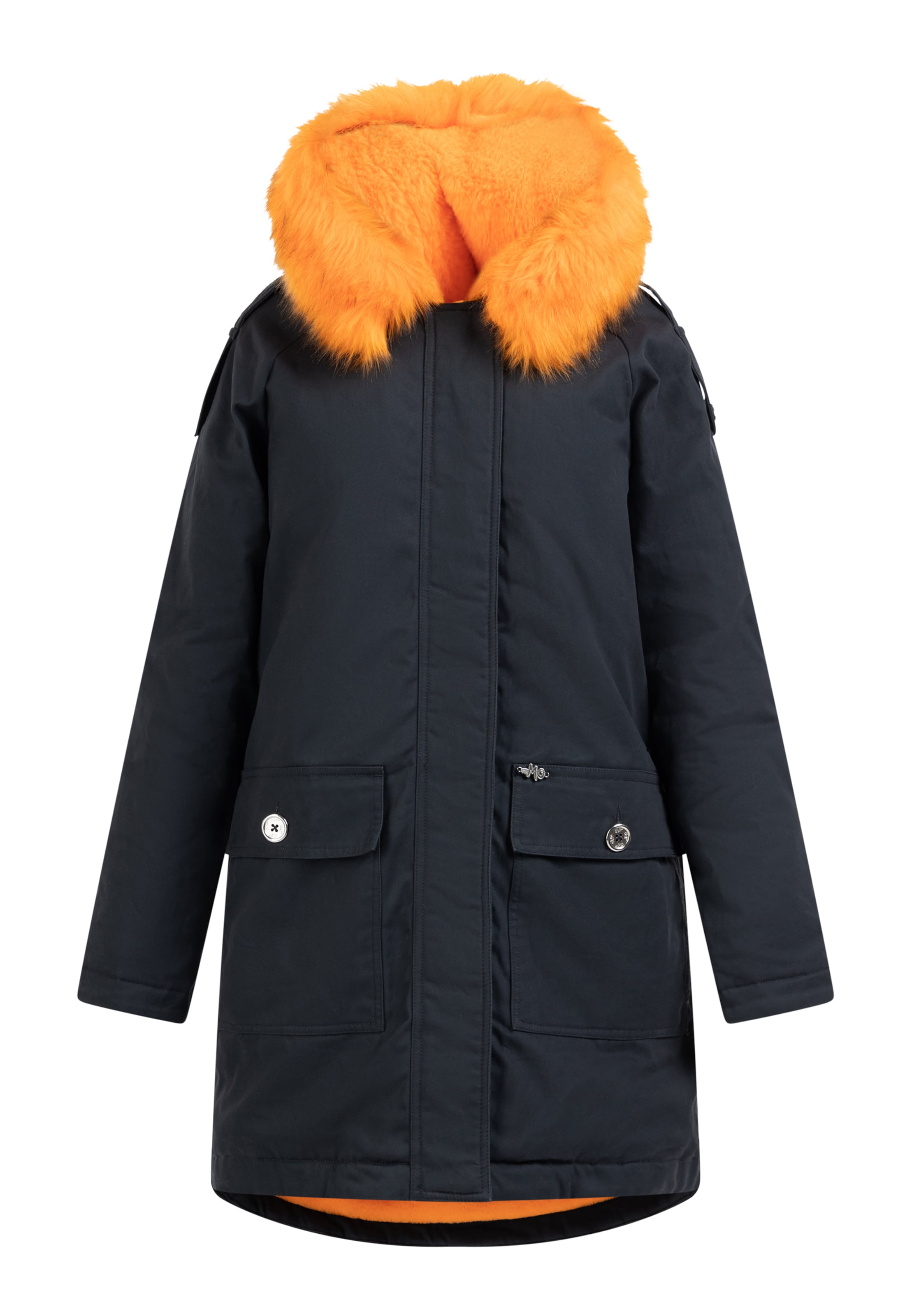 MYMO Winterparka in Blauw: voorkant