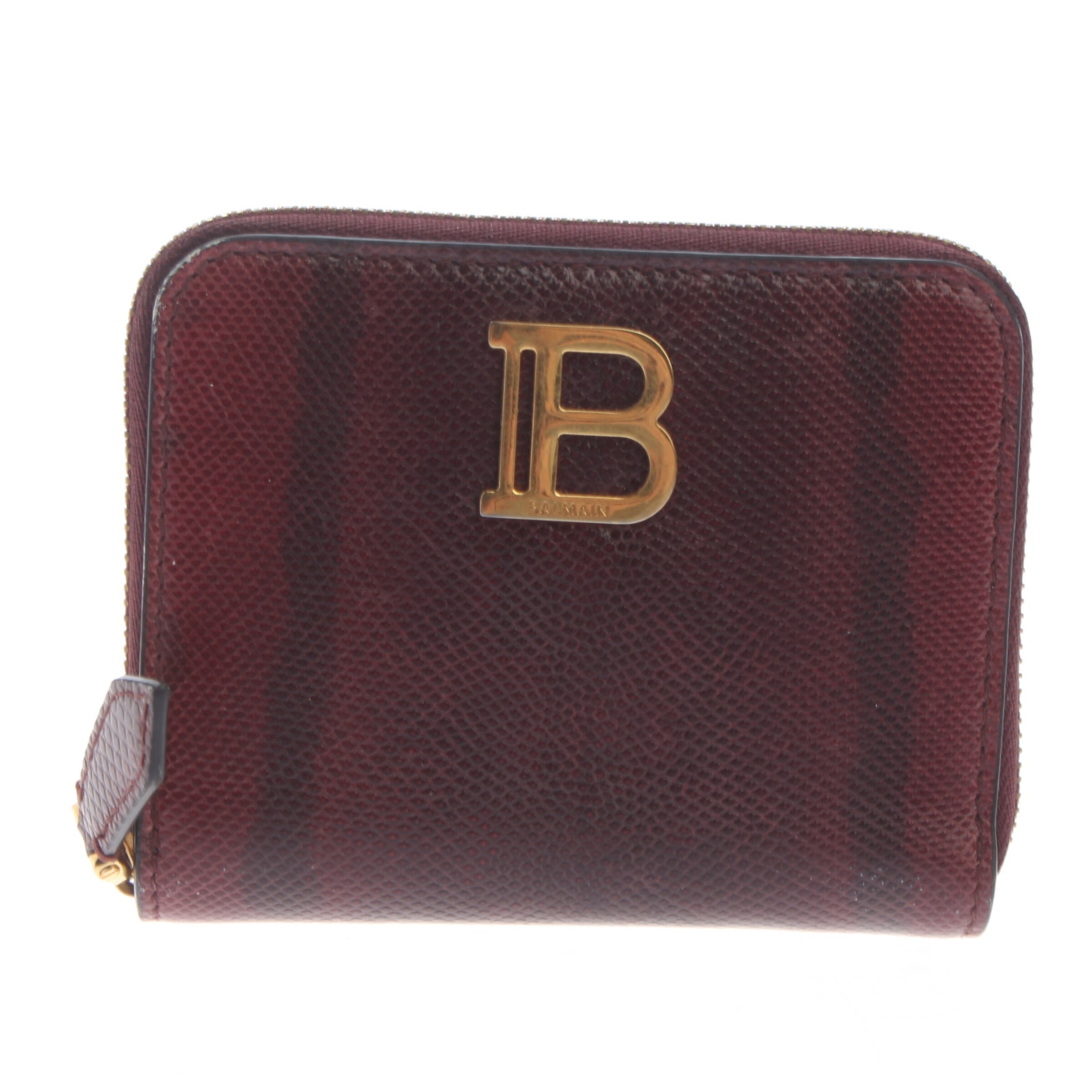 Balmain Small Leather Goods in One size in Brown: front