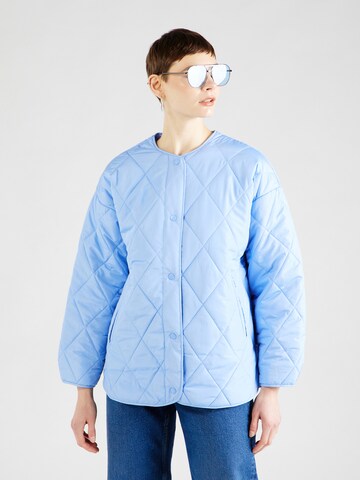 PIECES Between-Season Jacket 'STELLA' in Blue