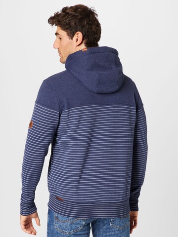 Alife and Kickin Zip-Up Hoodie in Blue