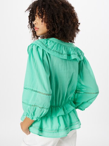 Neo Noir Blouse 'Besoa' in Green