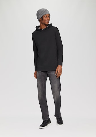 QS Sweatshirt in Schwarz