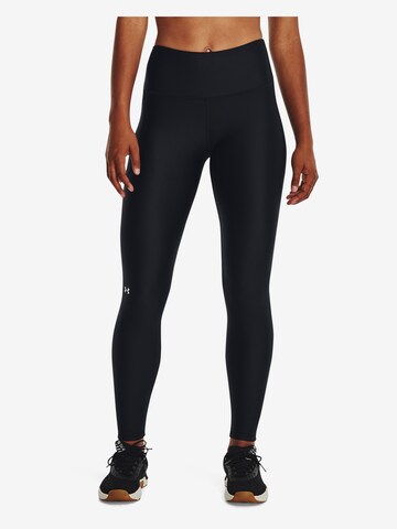 Skinny Pantaloni sportivi 'Heatgear Evolved' di UNDER ARMOUR in nero: frontale