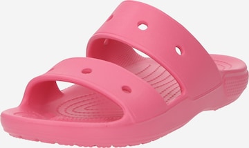 Crocs Mules in Pink: front