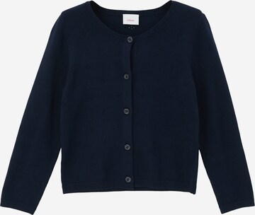 Cardigan s.Oliver en bleu : devant