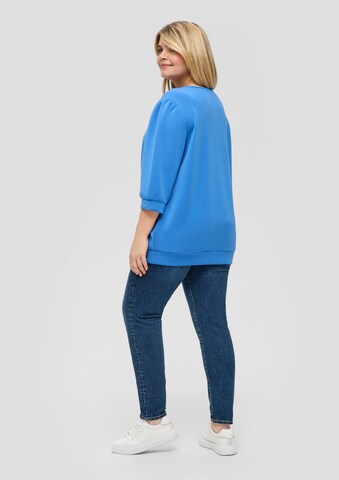 Sweat-shirt s.Oliver Red Label Big & Tall en bleu