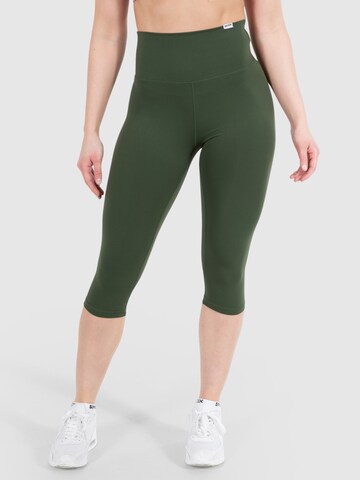 Smilodox Skinny Sportbroek 'Caprice' in Groen: voorkant