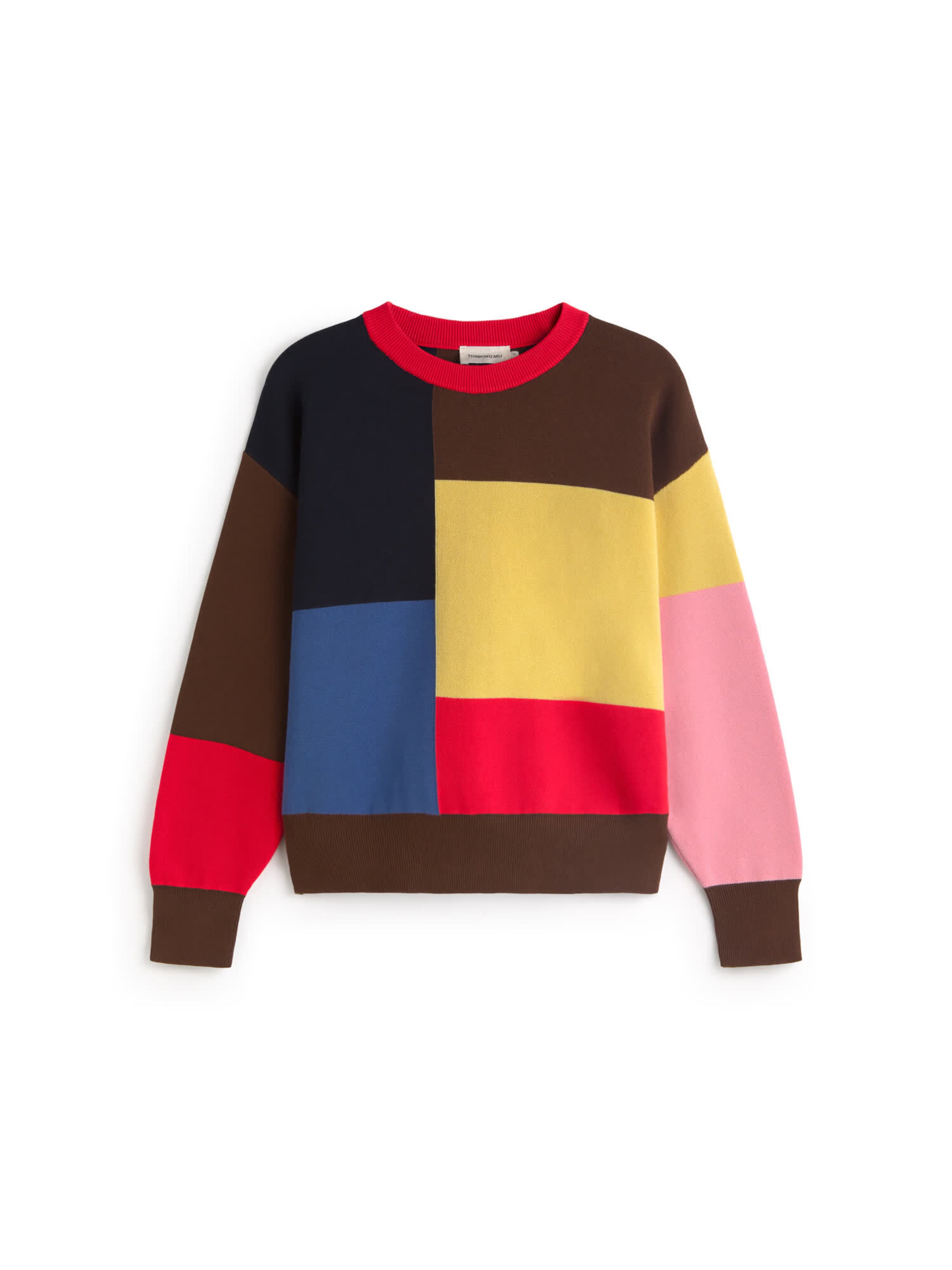 Thinking MU Sweater 'PETRA' in Mixed colors: front