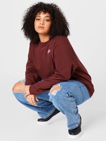 Nike Sportswear Sportief sweatshirt in Bruin