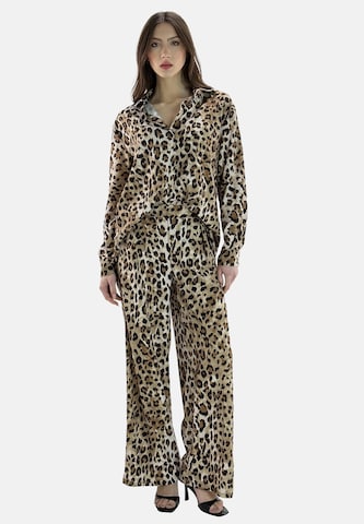 Regular Tenue d'intérieur Elara en marron : devant