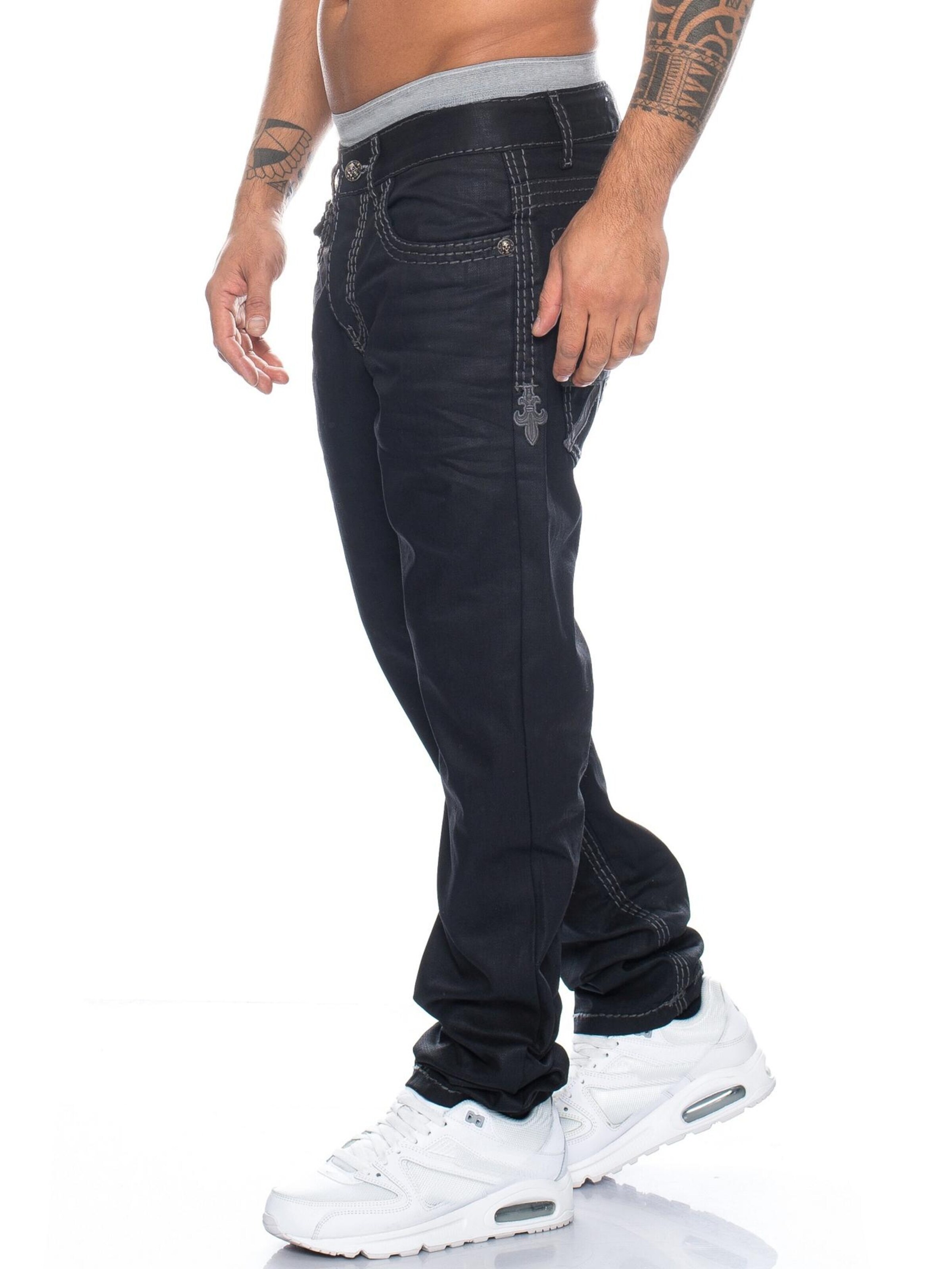 CIPO & BAXX Regular Jeans 'BJ295' in Black