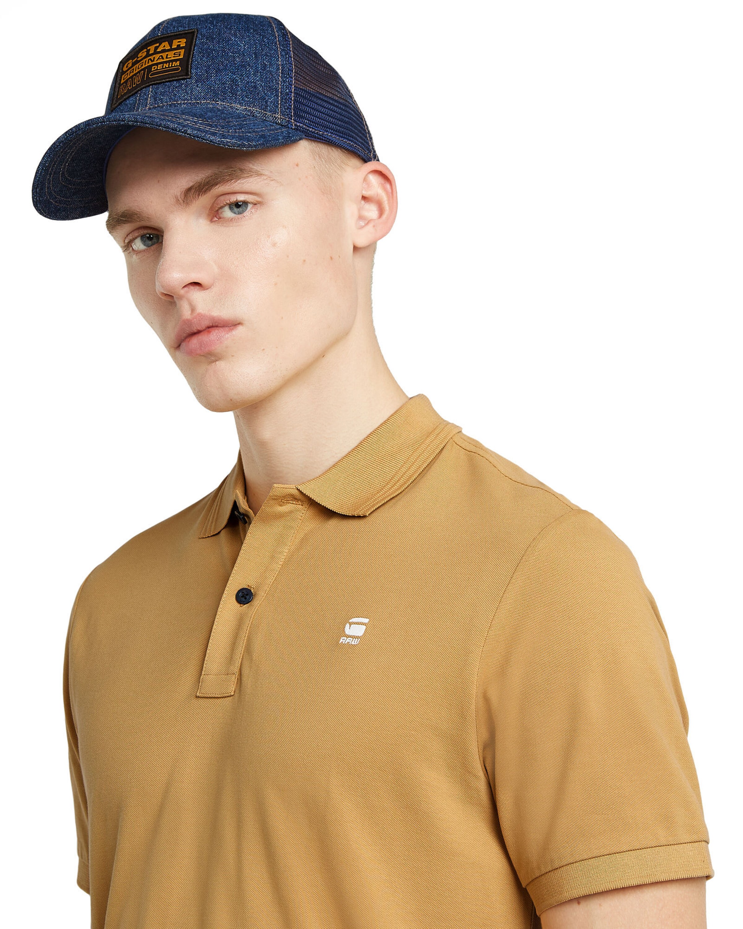 G-STAR Poloshirt 'Dunda' in Gelb