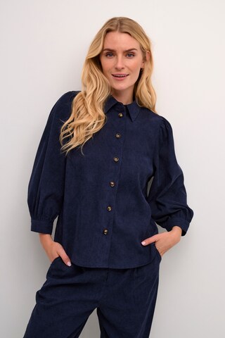 Kaffe Blouse 'Vera' in Blue: front