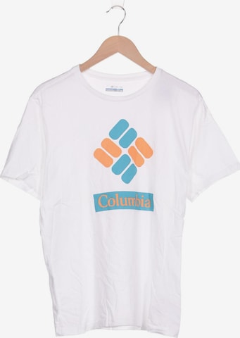 COLUMBIA T-Shirt L in Weiß: predná strana