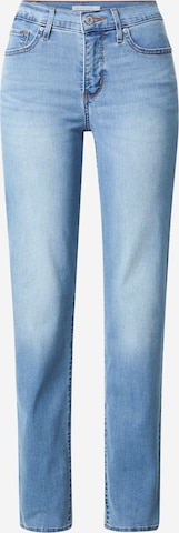 LEVI'S ® Jeans '314 Shaping Straight' in Blauw: voorkant