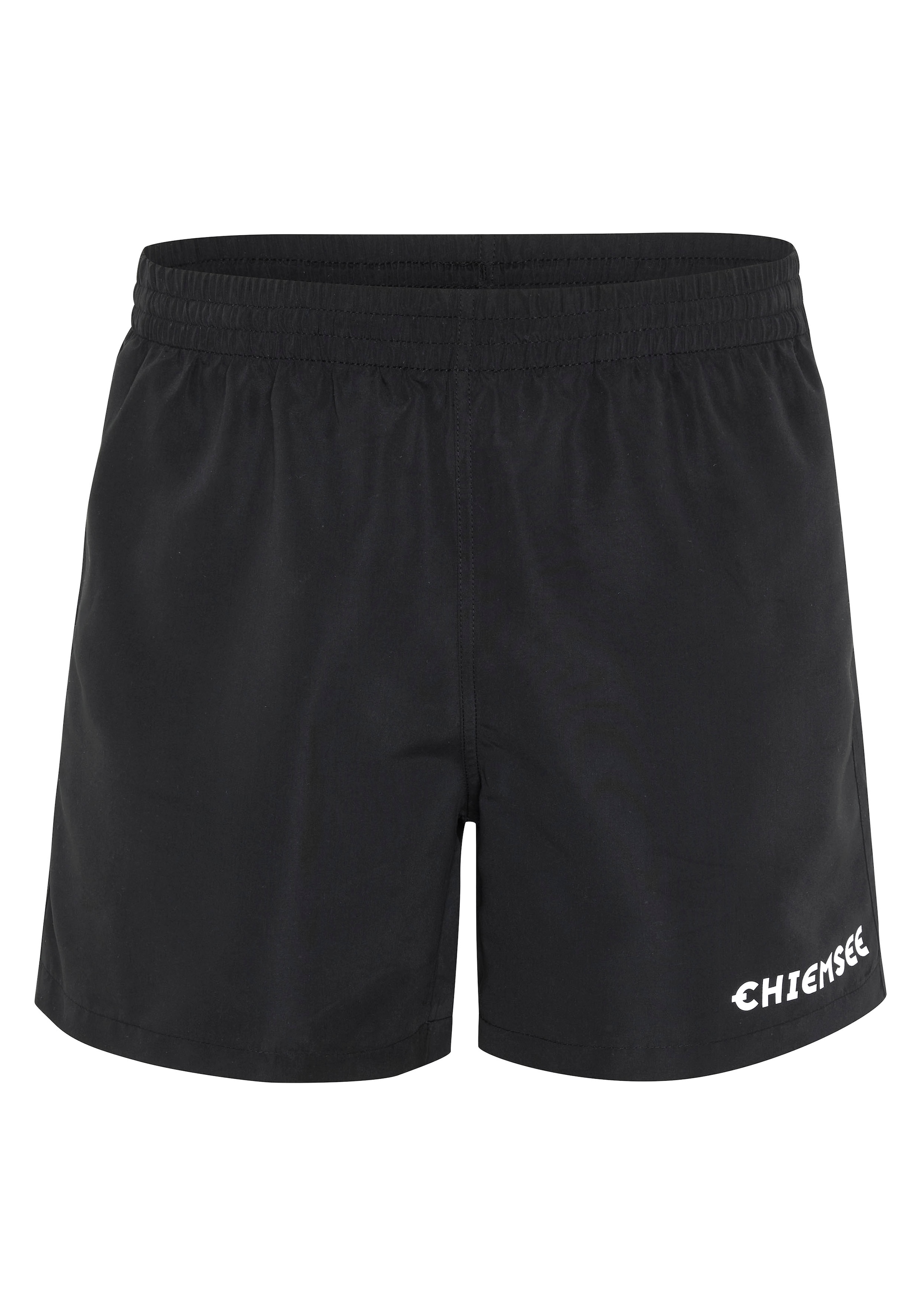 CHIEMSEE Board Shorts in Black: front