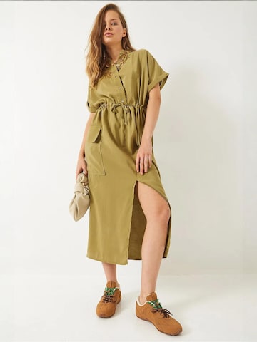 Robe-chemise Bianco Lucci en vert