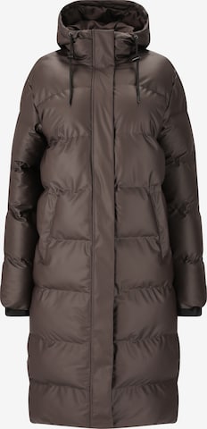 Weather Report Winter Coat in Brown: front