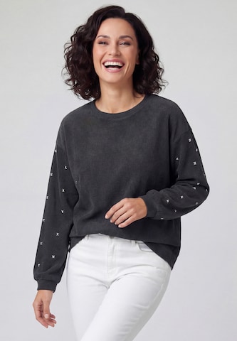 EVERA Sweatshirt 'Fashion Look' in Grijs: voorkant