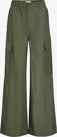 Loosefit Pantaloni cargo 'Yoko' di JJXX in verde: frontale