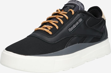 Sneaker low de la Reebok pe negru: față