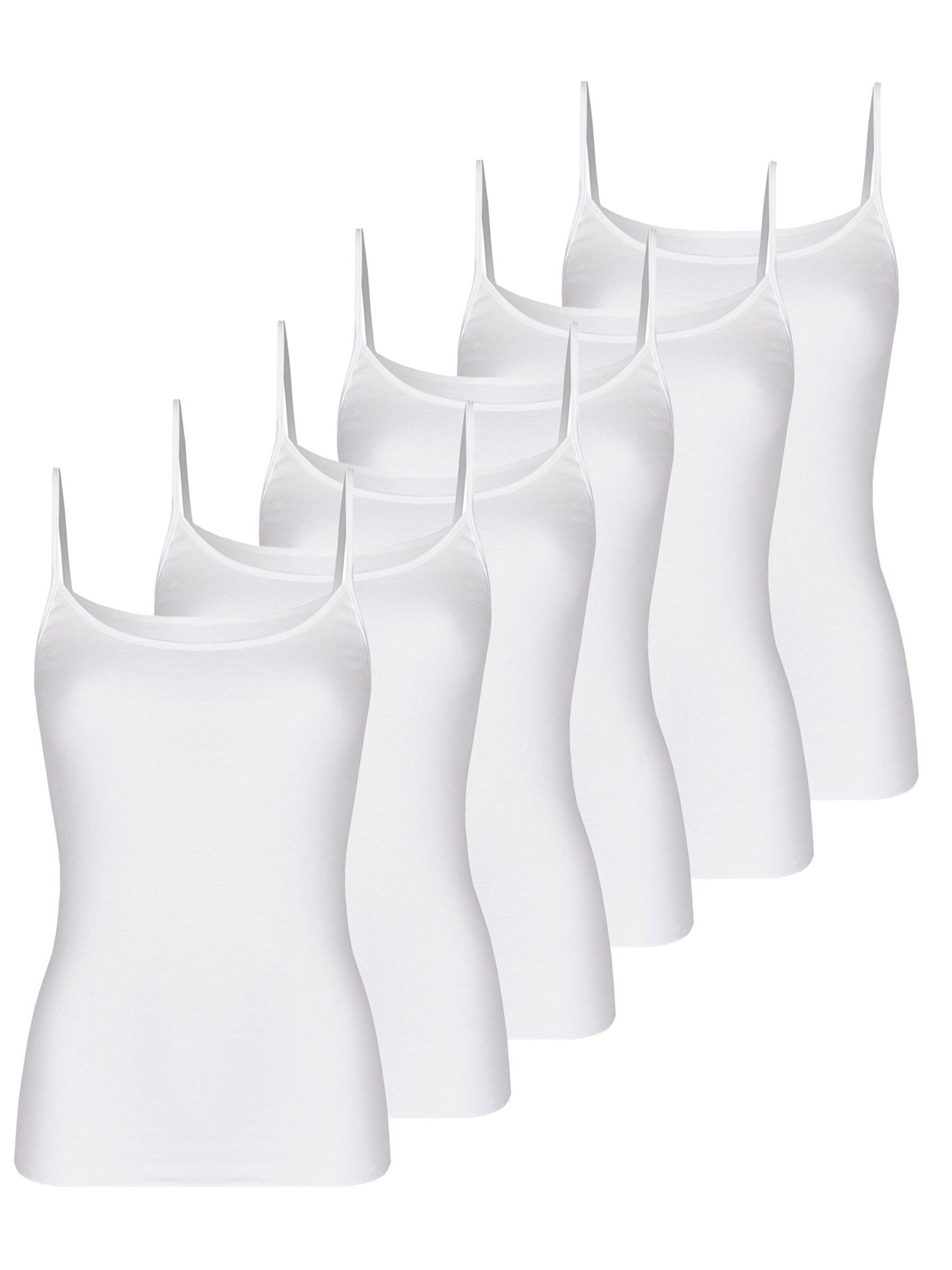 Nina von C. Undershirt 'Fine Cotton' in White: front