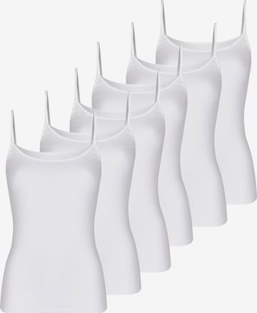 Nina von C. Undershirt 'Fine Cotton' in White: front