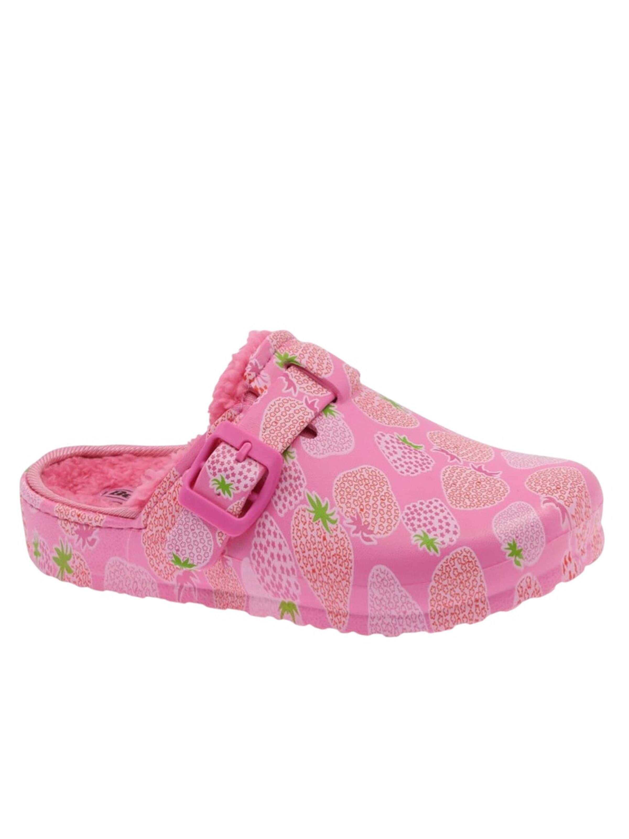 Ciabatta 'Eva Clog' di Beppi in rosa: frontale