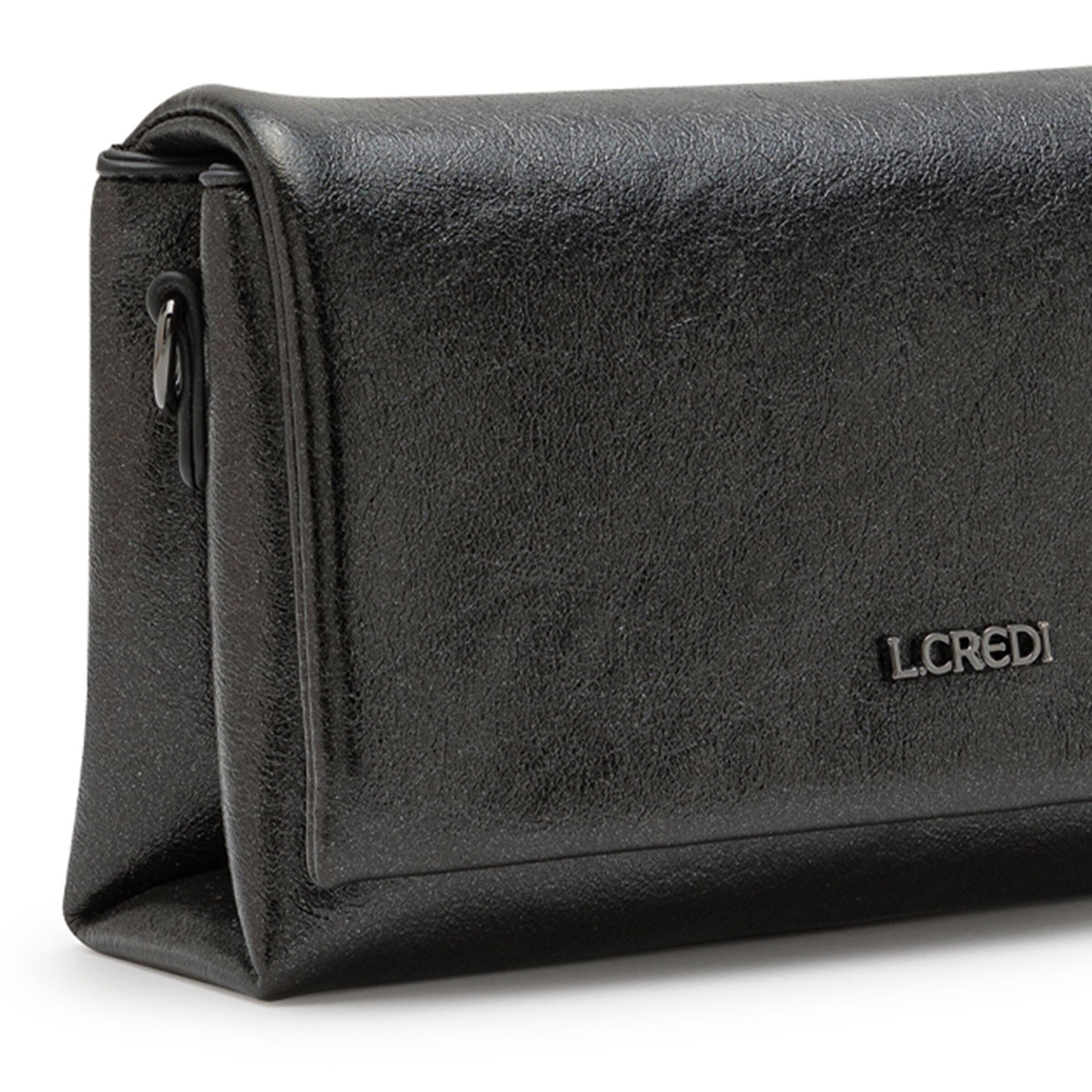 L.CREDI Umhängetasche in Schwarz
