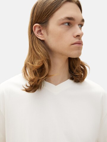 TOM TAILOR DENIM T-Shirt in Weiß