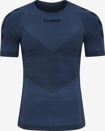 Hummel - Camisa funcionais em azul: frente