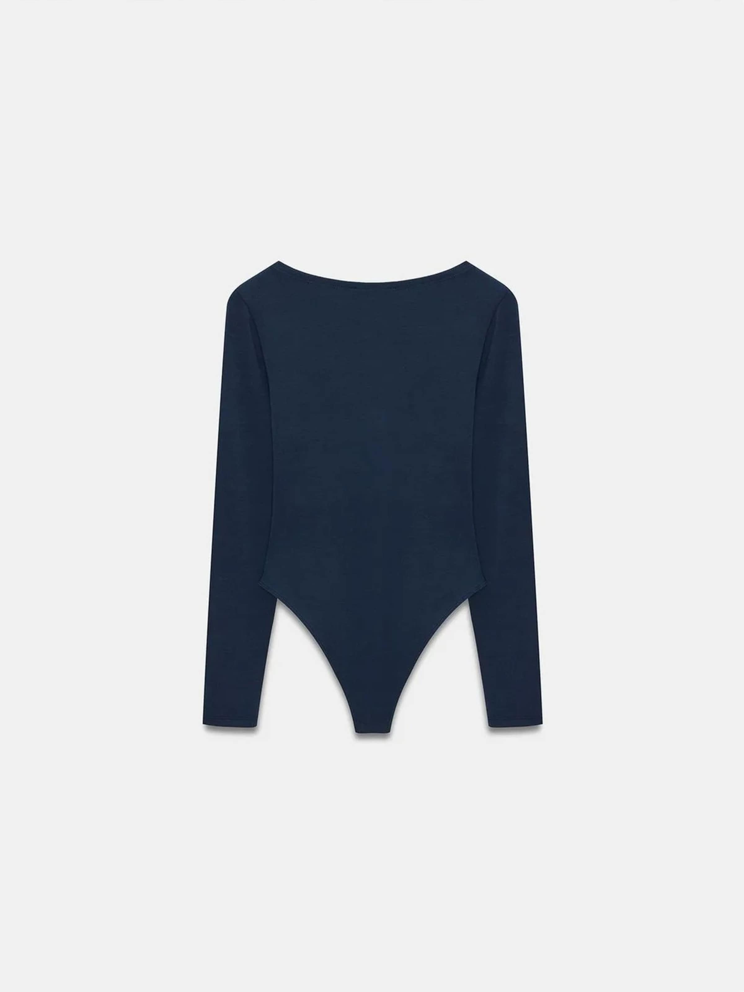 Dilvin - Blusa body em azul