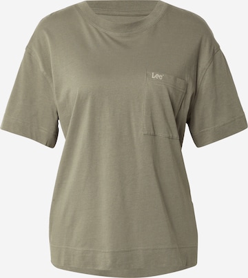 Tricou de la Lee pe verde: față