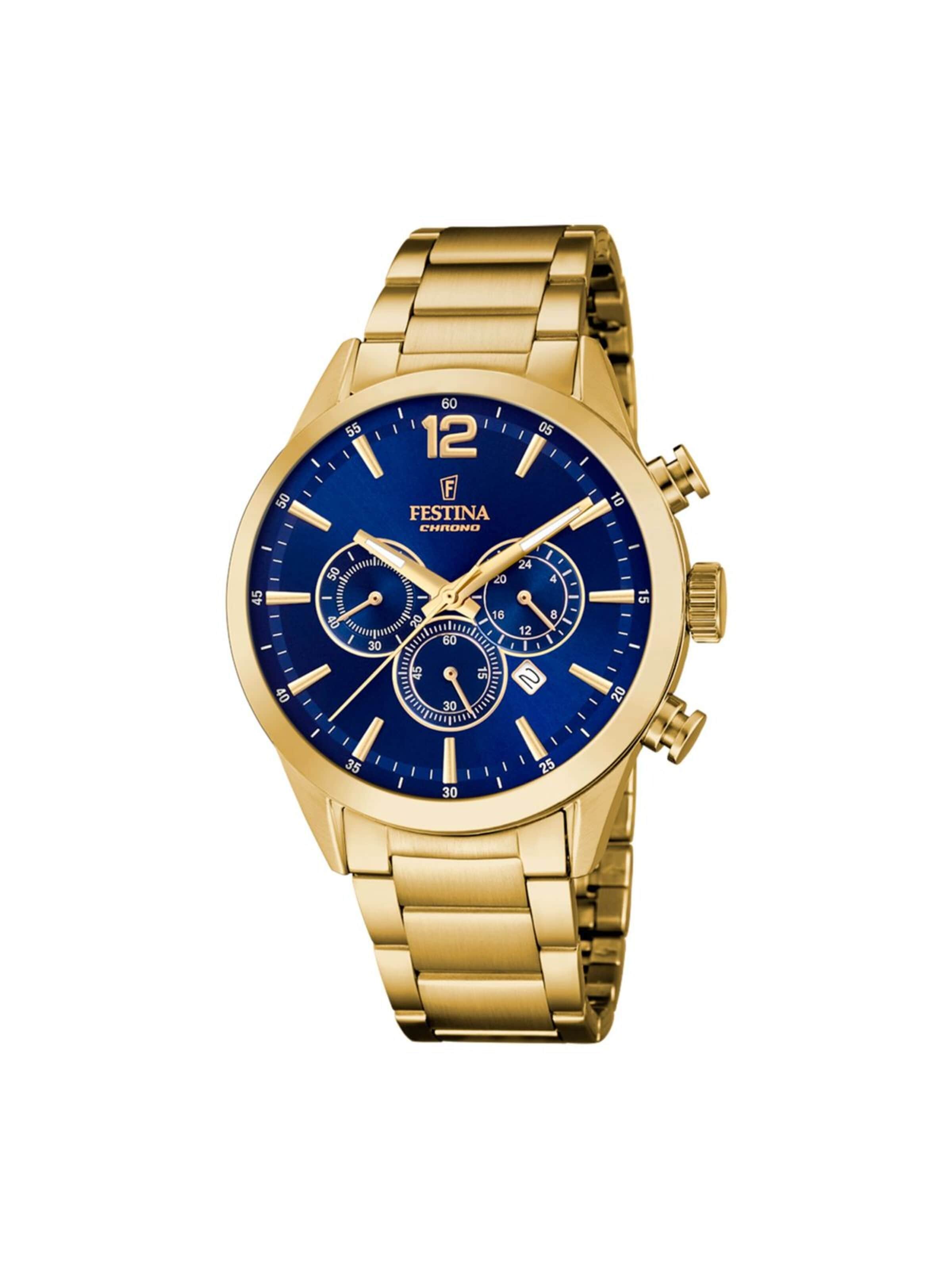 FESTINA Analoguhr‌‌‌‌‌‌‌‌ in Blau: Vorderseite