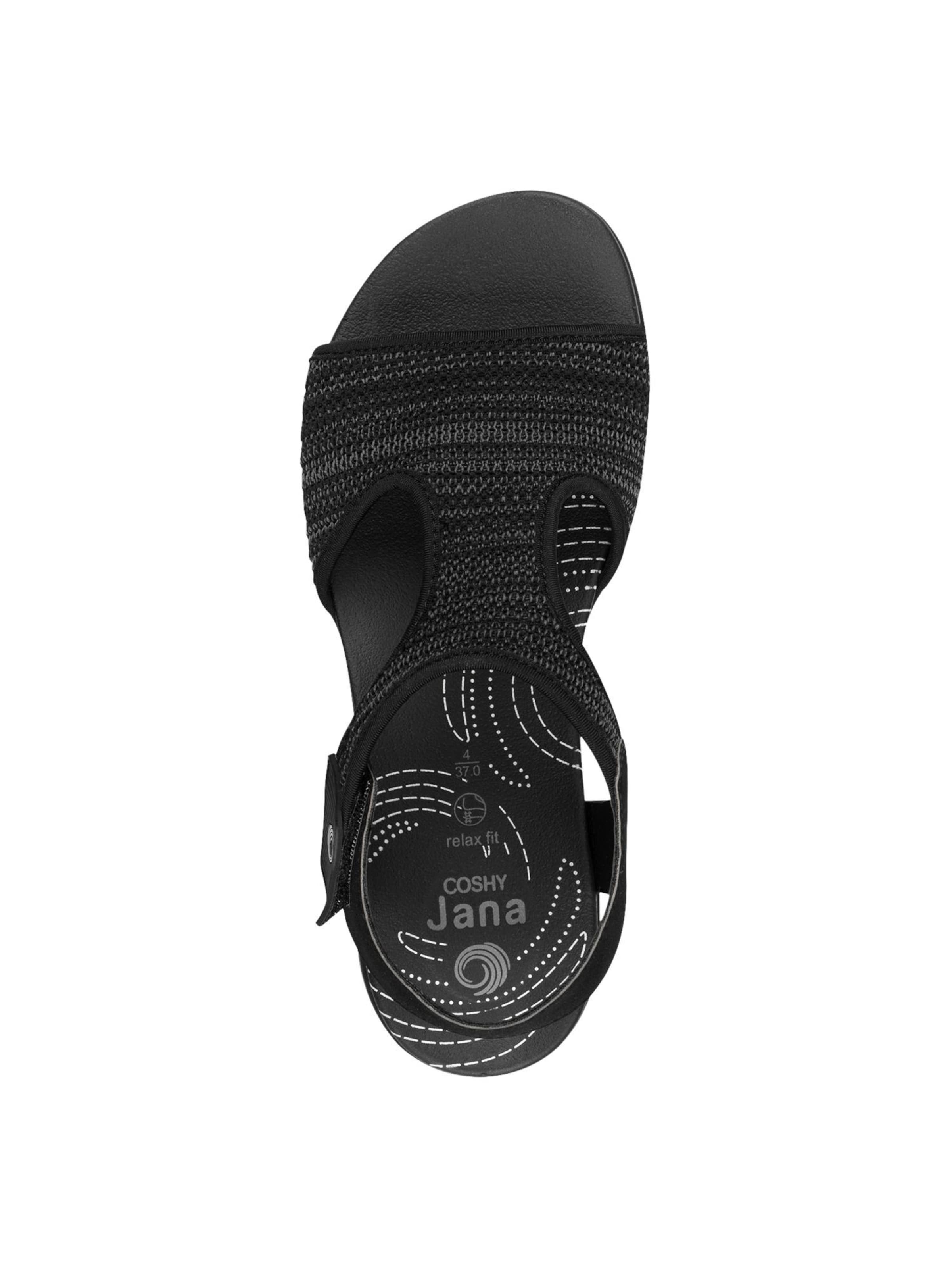 JANA Sandal in Black