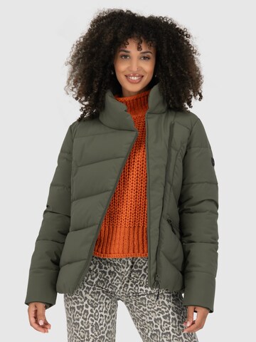 Giacca invernale 'Nell' di Alife and Kickin in verde: frontale