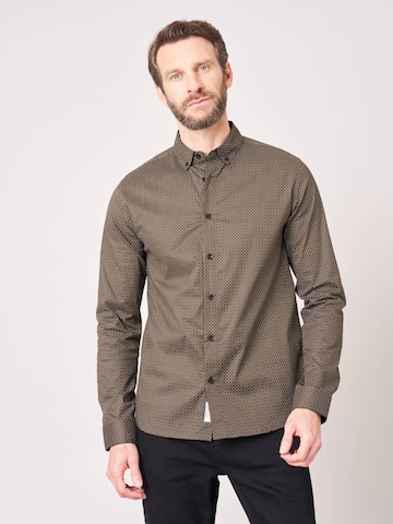 Deeluxe Regular fit Overhemd in Bruin
