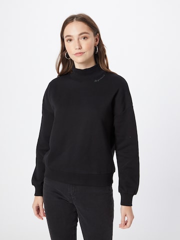 RagwearSweater majica 'KAILA' - crna boja: prednji dio